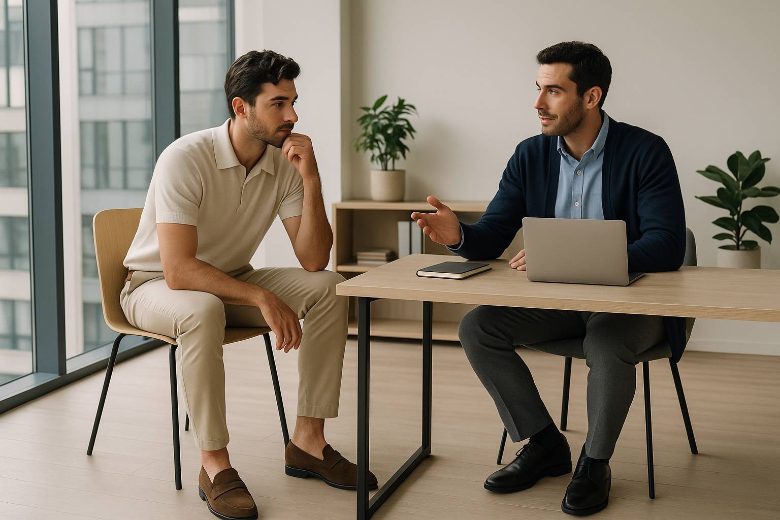 Outfits de oficina para hombres que no requieren traje