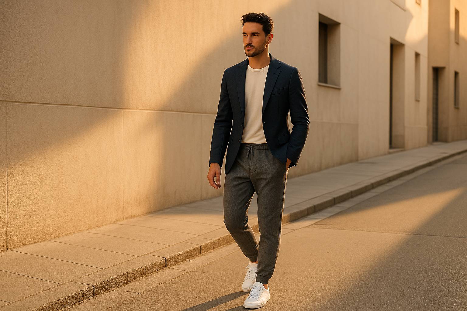 Outfits para hombres amantes del athleisure sin parecer deportivos