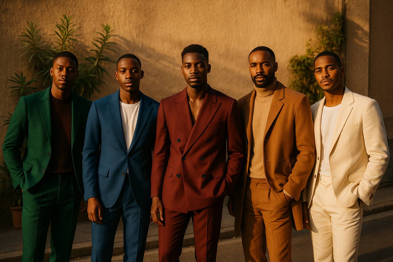Outfits para hombres con piel oscura que resaltan tu tono natural