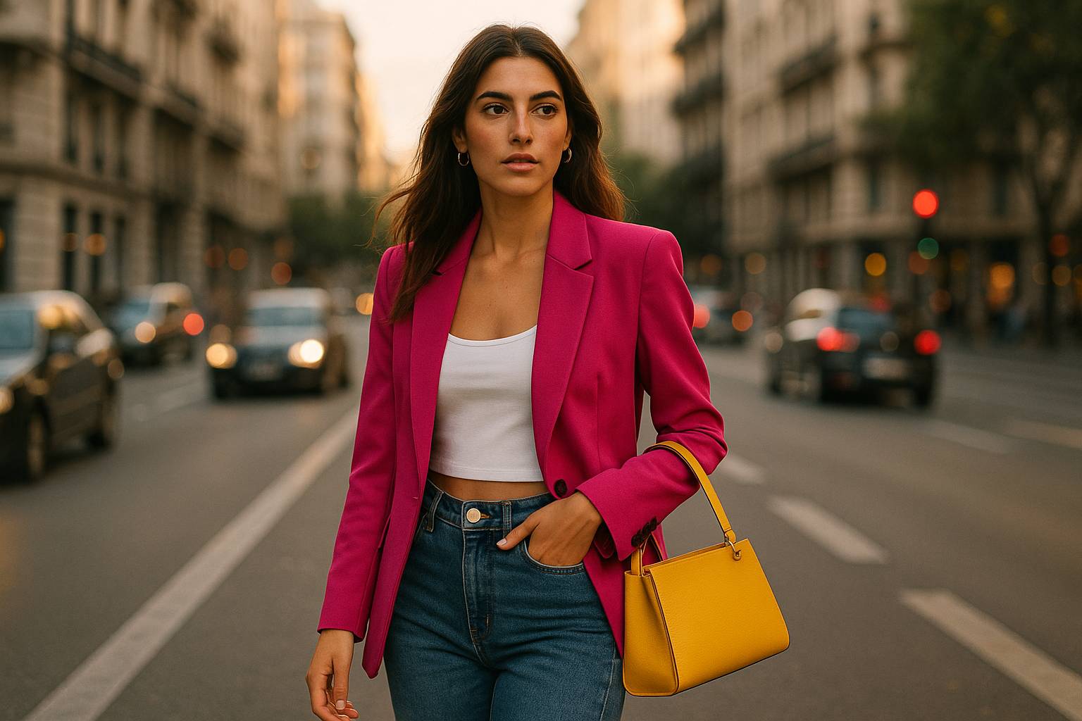 Trucos para equilibrar colores vivos en tu look